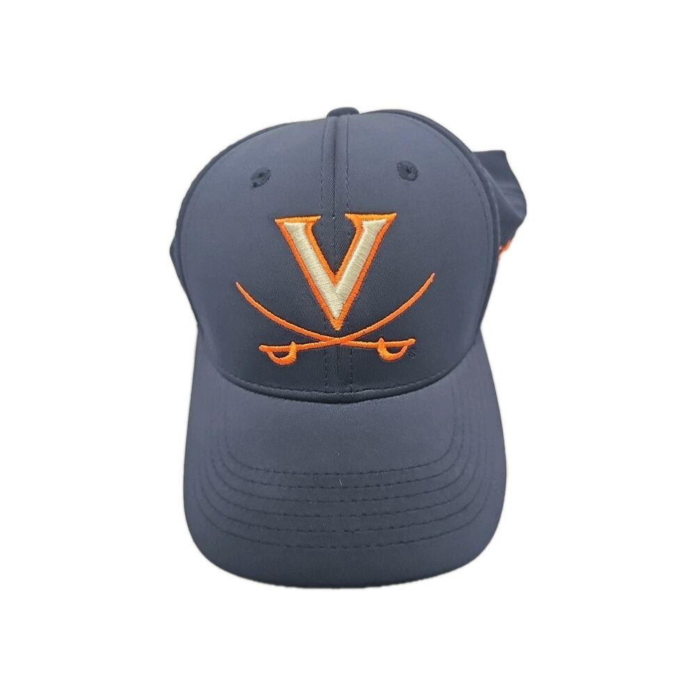 Virginia Cavaliers Hat Blue Embroidered Swords Logo Cap Memory Fit One Size